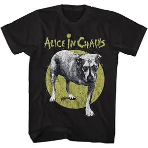 Alice in Chains 90s Grunge Revival Short Sleeve T-Shirt Unisex Adult Musical Graphic Tee Alternative Rock Band Merch Nutshell MTV Unplugged Aesthetic