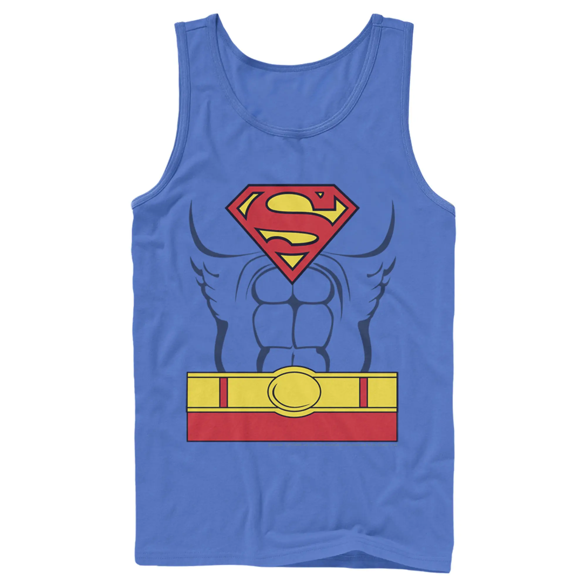 Men's Superman Hero Costume Tank Top