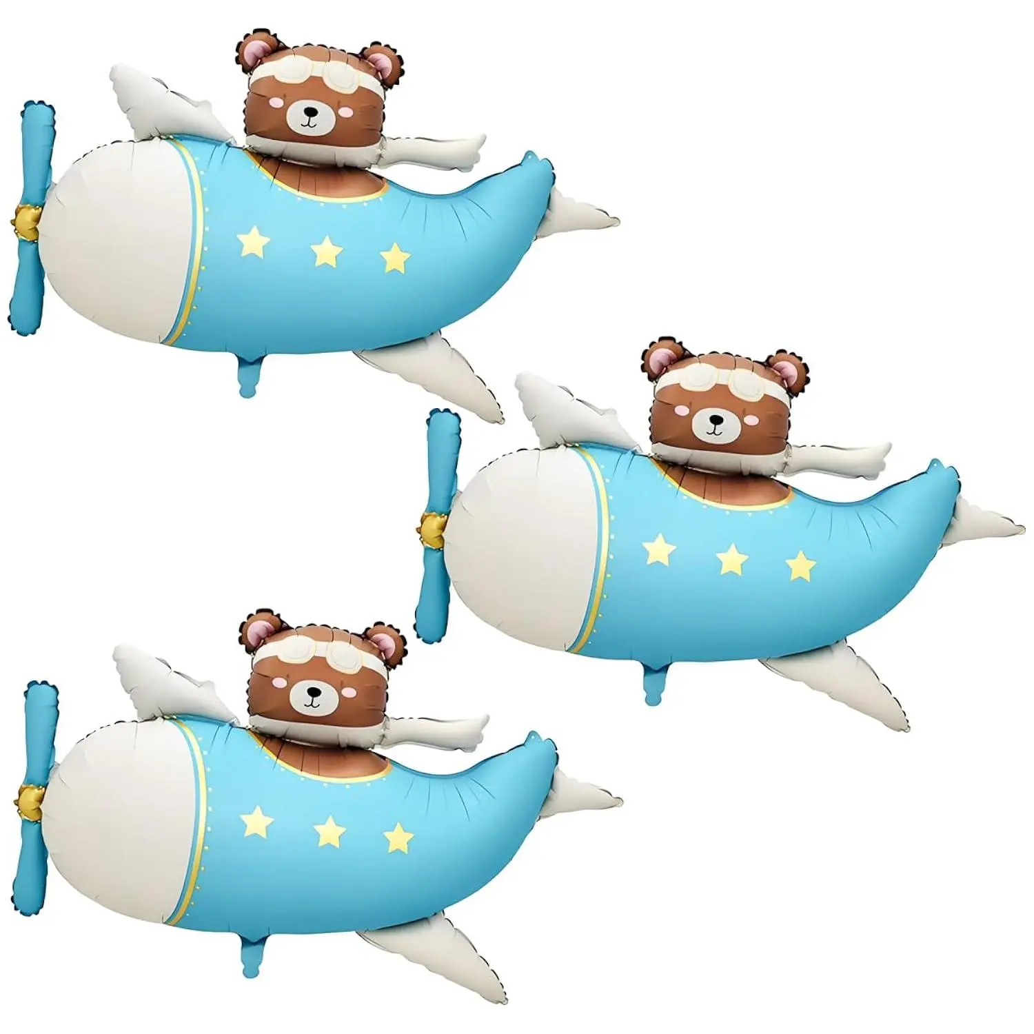 Airplane Balloons Blue Plane Balloons For Airplane Balloons Decorations Aviator Adventure Themed Airplane Birthday Party Decorations Baby Shower