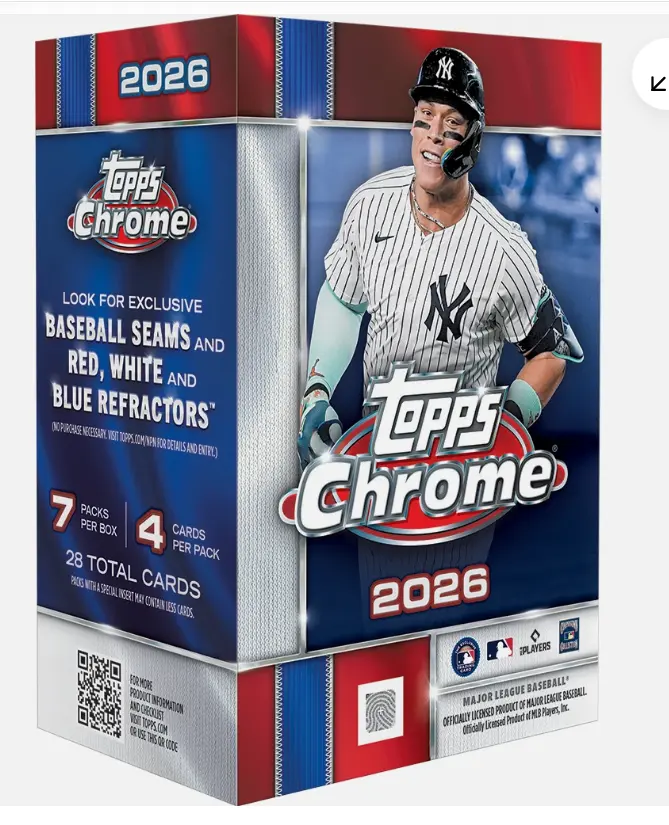 2026 Topps Chrome Baseball Blaster Box