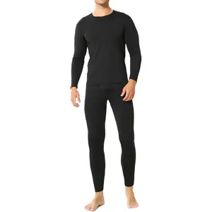 Thermal Underwear for Men Fleece Lined Long Johns Thermals Set Base Layer for Cold Weather Top and BottomGift