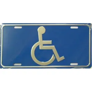 LP - 339 Handicap Logo License Plate - 300