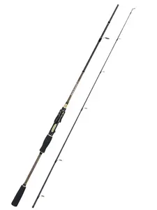 Jenseits Carbon Fiber 6'6ft Fishing Rod, Spinning & Casting Rods with Stainless Steel Ceramic Guides, Fast Action Fishing Pole for Bass, Trout, Walleye & Surf Fishing