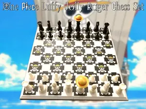 One Piece Luffy Jolly Roger Chess Set