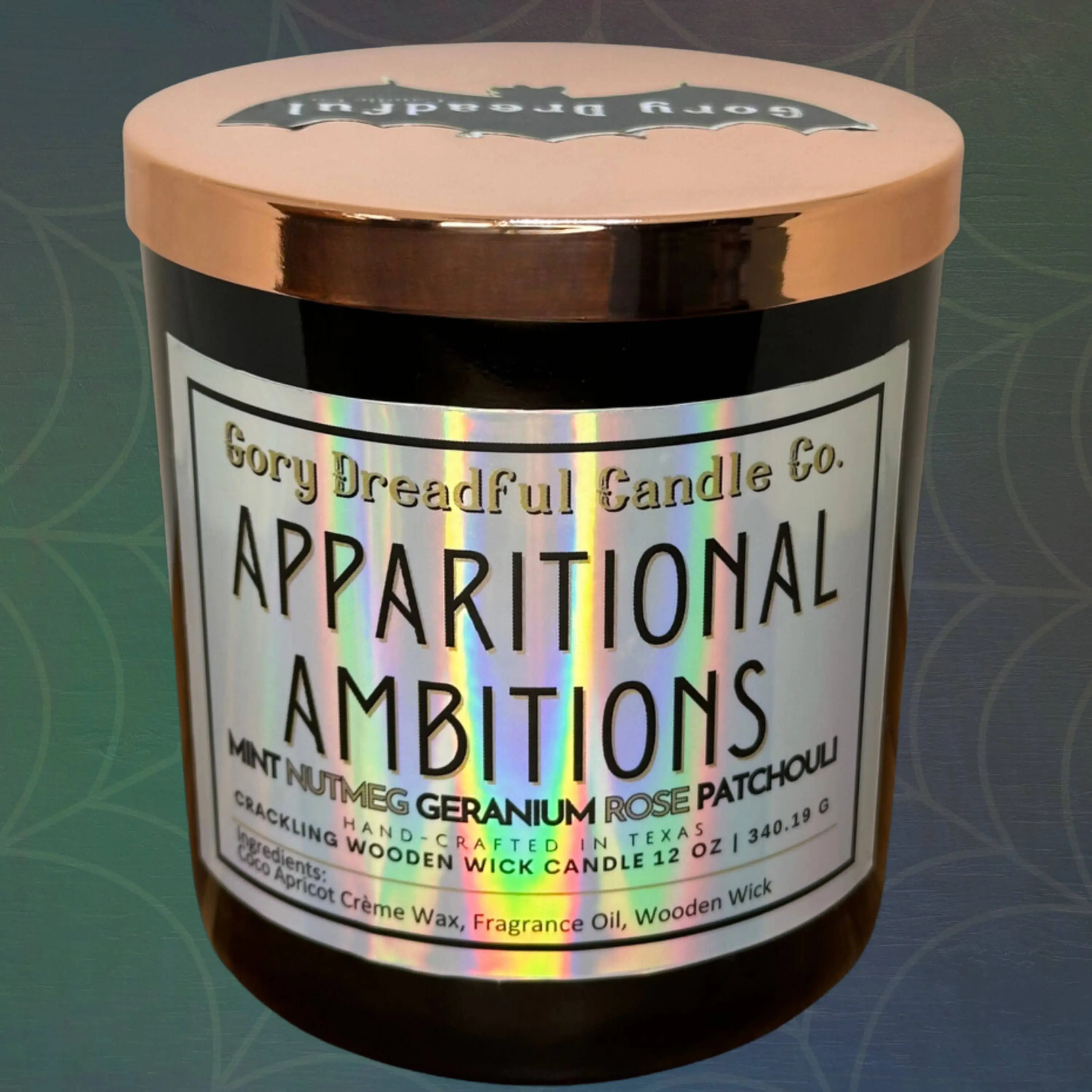 Apparitional Ambitions Crackling Wooden Wick Candle