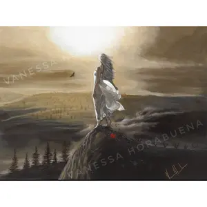 C#. 25 - Beauty for Ashes - 30"x40" Canvas Print