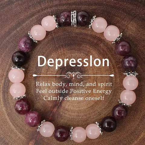 Natural Stone Beaded Bracelet, Crystal Beaded Bracelet for Women & Men, All-match Jewelry for Birthday Gift, Healing Crystal Bracelet, Boho Stone Bracelet, Beautiful Bracelets, Crystals and Healing Stones