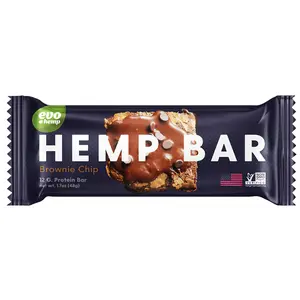 Evo Hemp Brownie Chip Hemp Protein Nutrition Bar