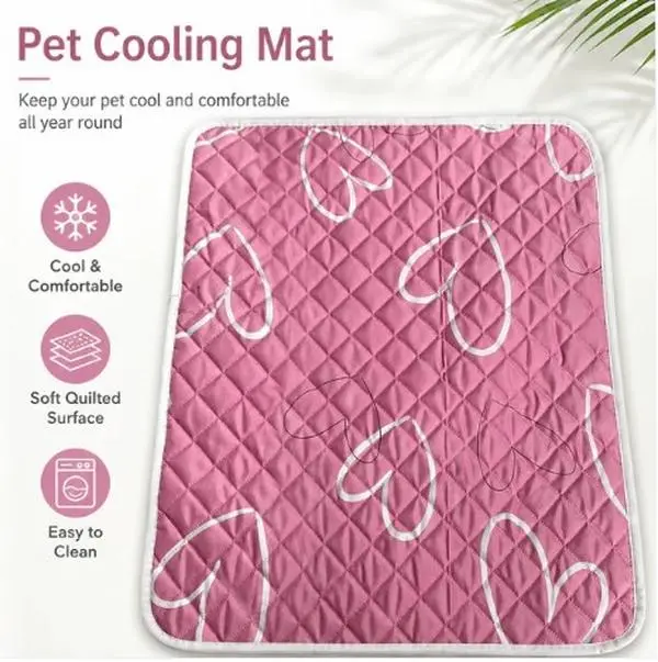 Cooling Pet Bed, Breathable Sweat Absorbing Dog or Cat Bed