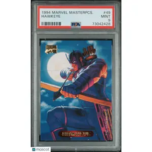 1994 Marvel Masterpieces Hawkeye #49 PSA 9