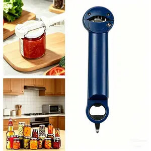 Multifunctional Retractable Bottle & Jar Opener,  adjustable Jar Opener & Bottle Opener for , Weak Hands, Easy-Grip Kitchen Lid Opener Gadgets