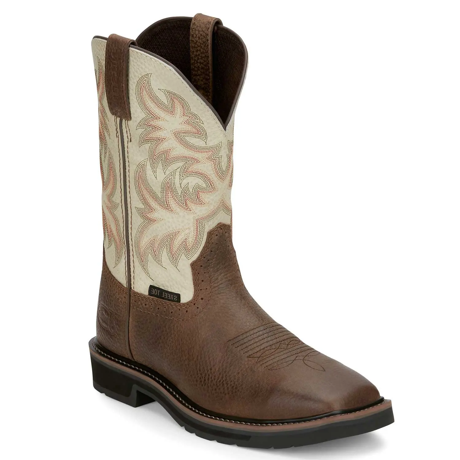 Justin Boots Men's Work Driller Steel Toe Work Boots SE4684