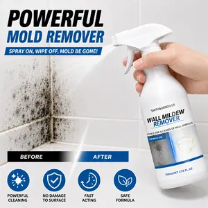 High-Efficiency Mold Removal Spray. Wall Mold Remover (500ml Spray Bottle). Rapidly and effectively eliminates mold while inhibiting its recurrence. Features a specialized formula that combines powerful germ-killing and dust mite-eliminating properties.