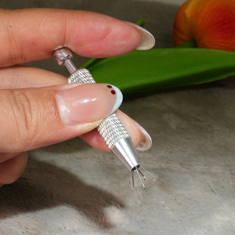 18G Horseshoe Nose Ring With Free Auxiliary Tool Ball Holder Included Internal Threaded 18G 8mm Hoops Piercing Jewelry