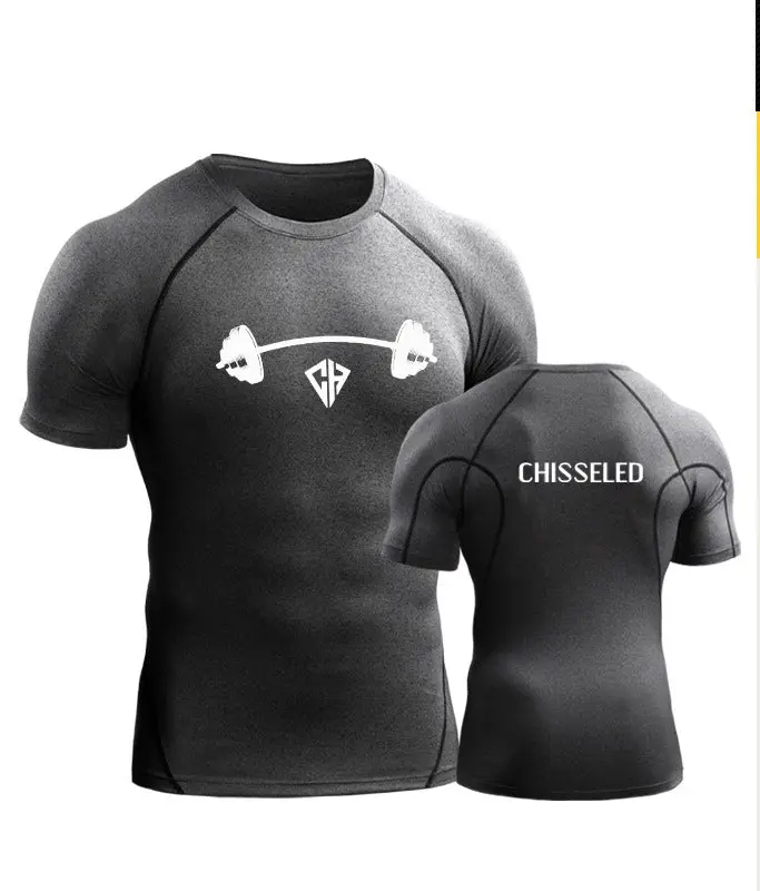Barbell Compression Top Gray