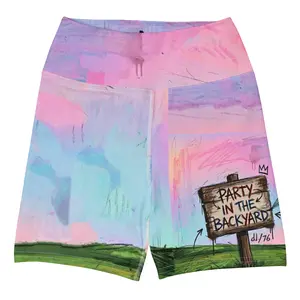 BACKYARD PARTY YOGA SHORTS