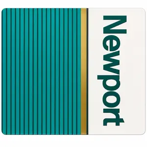 Menthol the Ultimate Rectangle Sticker for Anywhere & Anything Minimal Tech Style | Waterproof | Perfect Fit for Laptops & Accessories