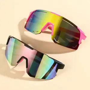 Sports Polarized Cycling Glasses - Road Biking & Marathon Running Eyewear, Anti-Glare & Windproof Shield Design, Lightweight TR90 Frame & UV400 Protection