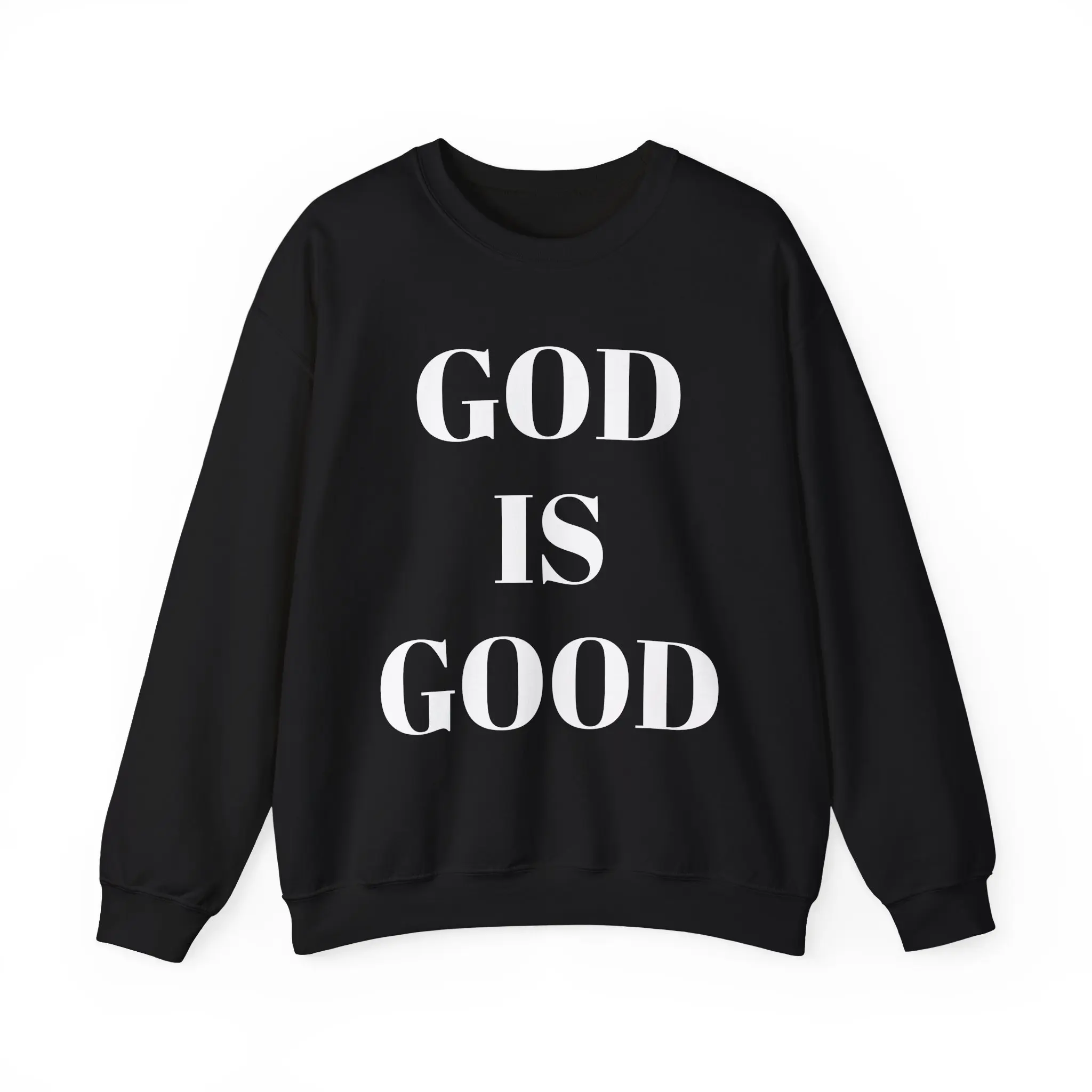 God is Good Sweater, Unisex Pullover, Faith-Based Apparel, Comfortable Everyday Wear
