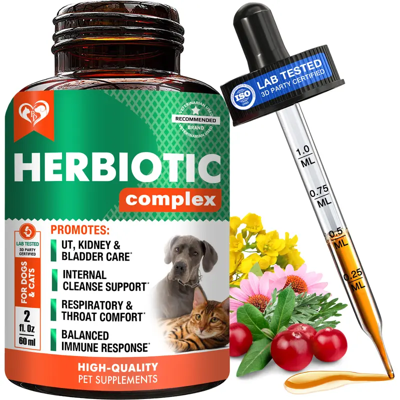 Beloved Pets Natural Herbal Pet Health Supplements - Kennel Cough Relief, Bladder Care, Kidney Care, Immune-Boosting Vitamins for Cats & Dogs