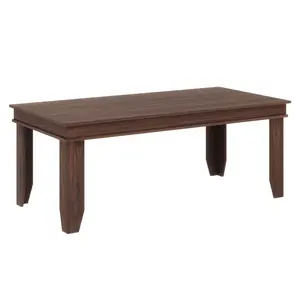 Spacious Farmhouse Dining Table for 6-8 – 71" Large Rectangular Wooden Table – Rustic Brown Finish – Sturdy Frame – Perfect for Home, Office, or Living Room – Versatile Dining Room Furniture