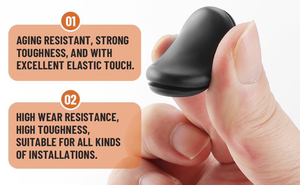 210PCS Rubber Grommet Kit, 7 Sizes Closed Rubber Grommets for Wiring, Automotive, Electrical Appliances, Plumbing & Home Improvement