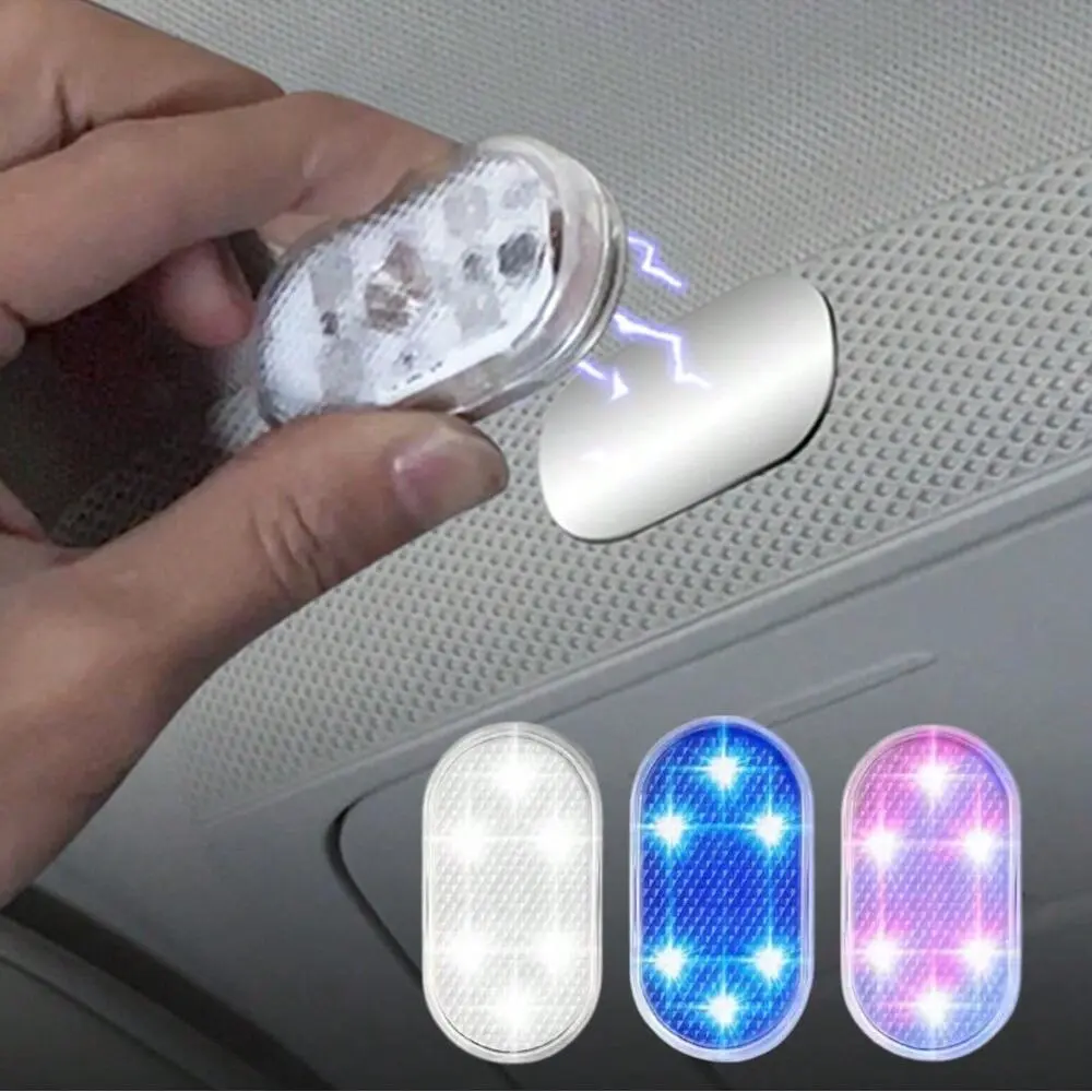 Bright Multi-Purpose LED Car Roof Light, Car Decorative Light, Touch-Sensitive USB Rechargeable, Portable Easy Install, Enhances Driving Safety & Comfort