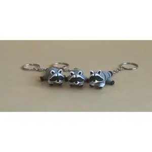 Riggly Raccoon - Articulated Flexi moving keychain