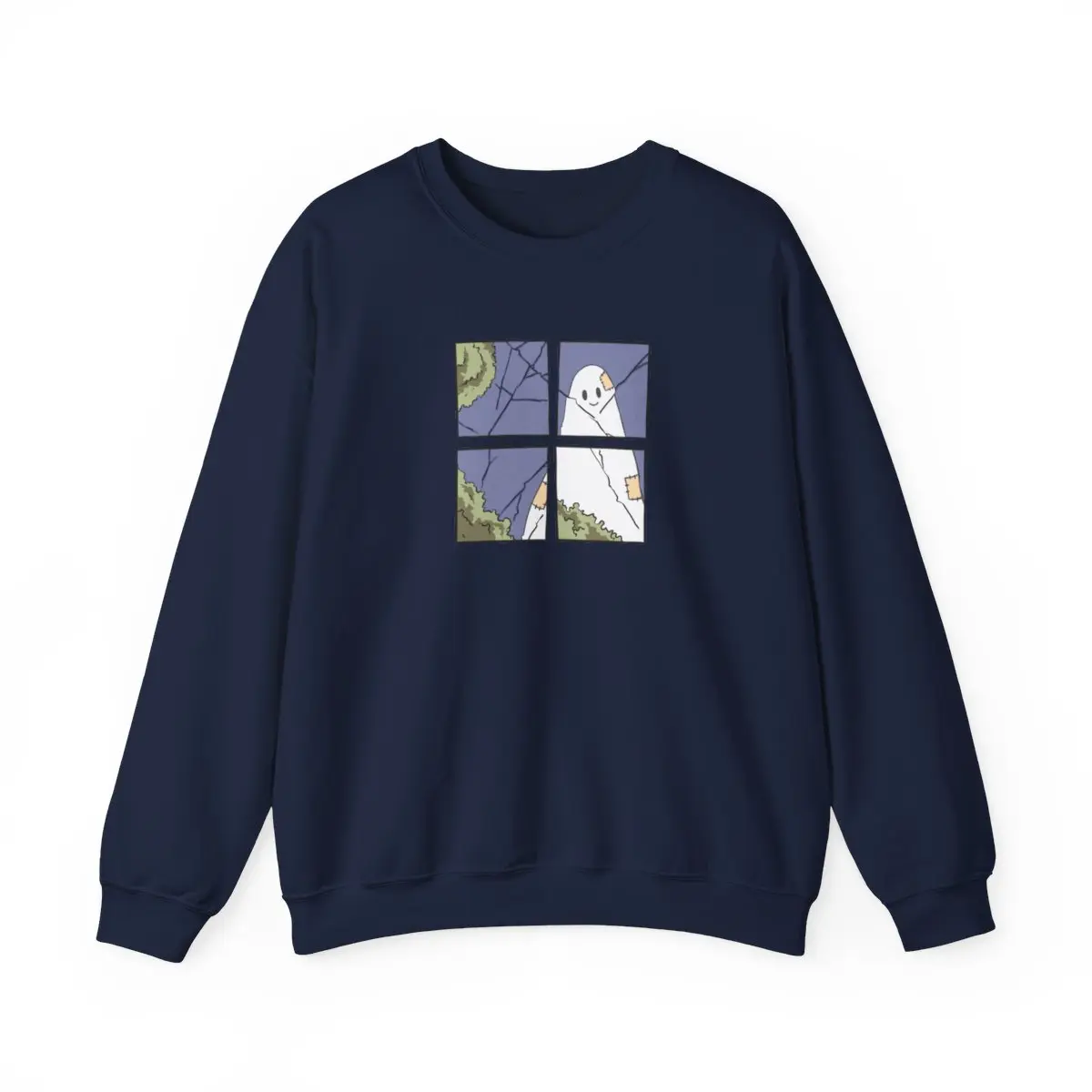 Cute lonely ghost Unisex Heavy Blend™ Crewneck Sweatshirt