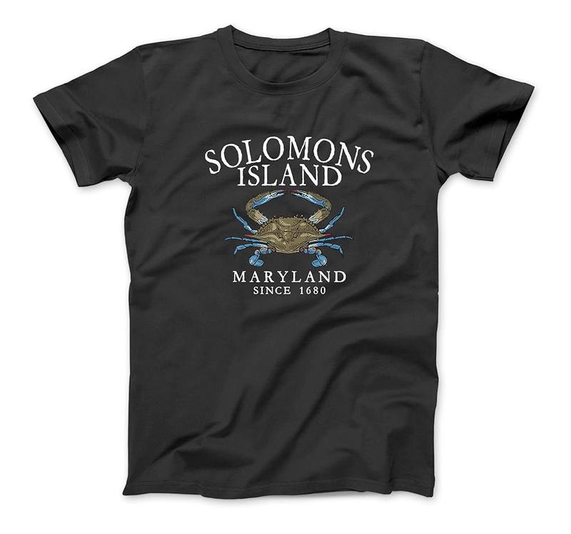 Solomons Island Maryland Blue Claw Crab Since 1680 White Premium T-Shirt