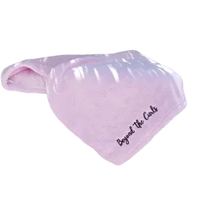 Beyond The Curls Gentle Microfiber Towel for Kids Soft Cotton Hand Towel with Knot for Hair Care Lightweight Ultra Soft Absorbent Towel Unisex