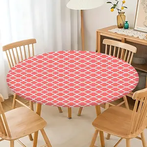 1pc fashionable and versatile floral series printed round tablecloth, Washable Table Cover. Three sizes available. Suitable for home kitchen, living room, outdoor patio, garden. An exquisite tabletop decoration.