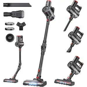 Cordless Vacuum Cleaner for ,Cleans Under Furniture Without Bending,40Kpa 45Mins,Self-Standing, Stick Vacuum Cordless for ,Hard Floors,Carpets,