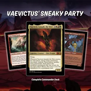 Proxy 100+ Card Commander Deck – Vaevictus' Sneaky Party | Vampire Aristocrats Strategy | Ready to Play EDH | Premium Custom Cards | Collector Gift