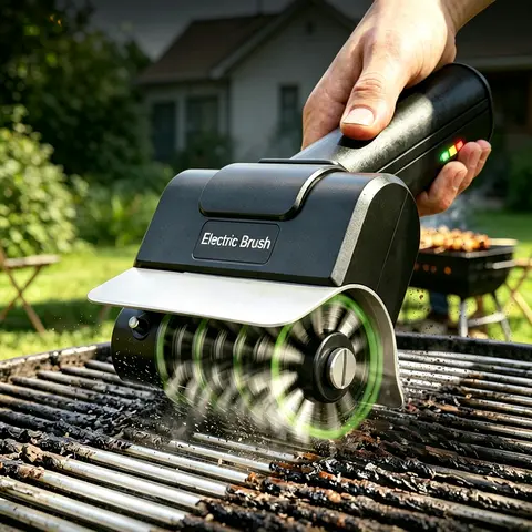 【GIFT idea】Electric BBQ Grill Brush – 2000mAh Rechargeable Grill Cleaner 2026 with High-Speed Motor & Stainless Steel Bristles, Automatic Heavy Duty BBQ Grate Cleaning Tool, summerwins, Grilling Accessories, Outdoor Grill Accessories