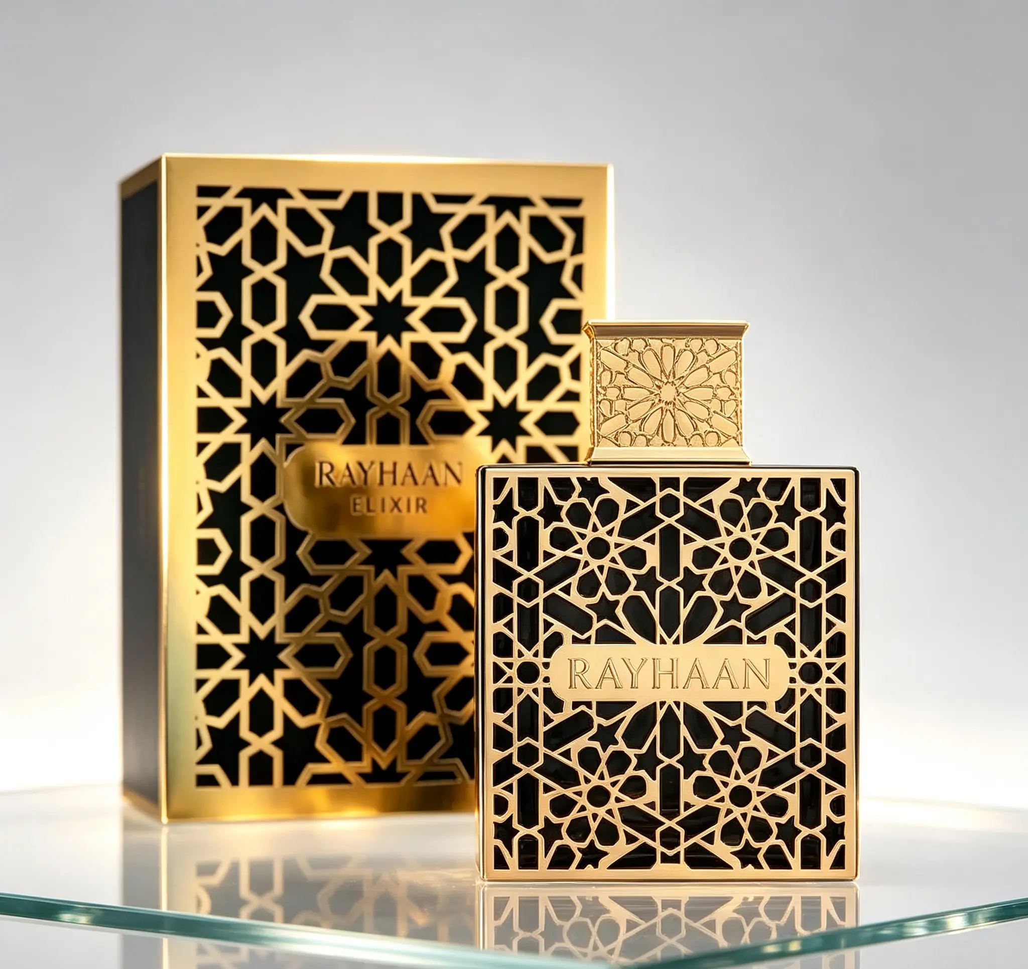 Rayhaan Elixir Eau de Parfum Spray Unisex Perfume 3.4 Ounce 100ml Long Lasting Rich Elegant Scent Premium Fragrance For Daily Wear Dating Party Travel Ideal Gift For Men Women