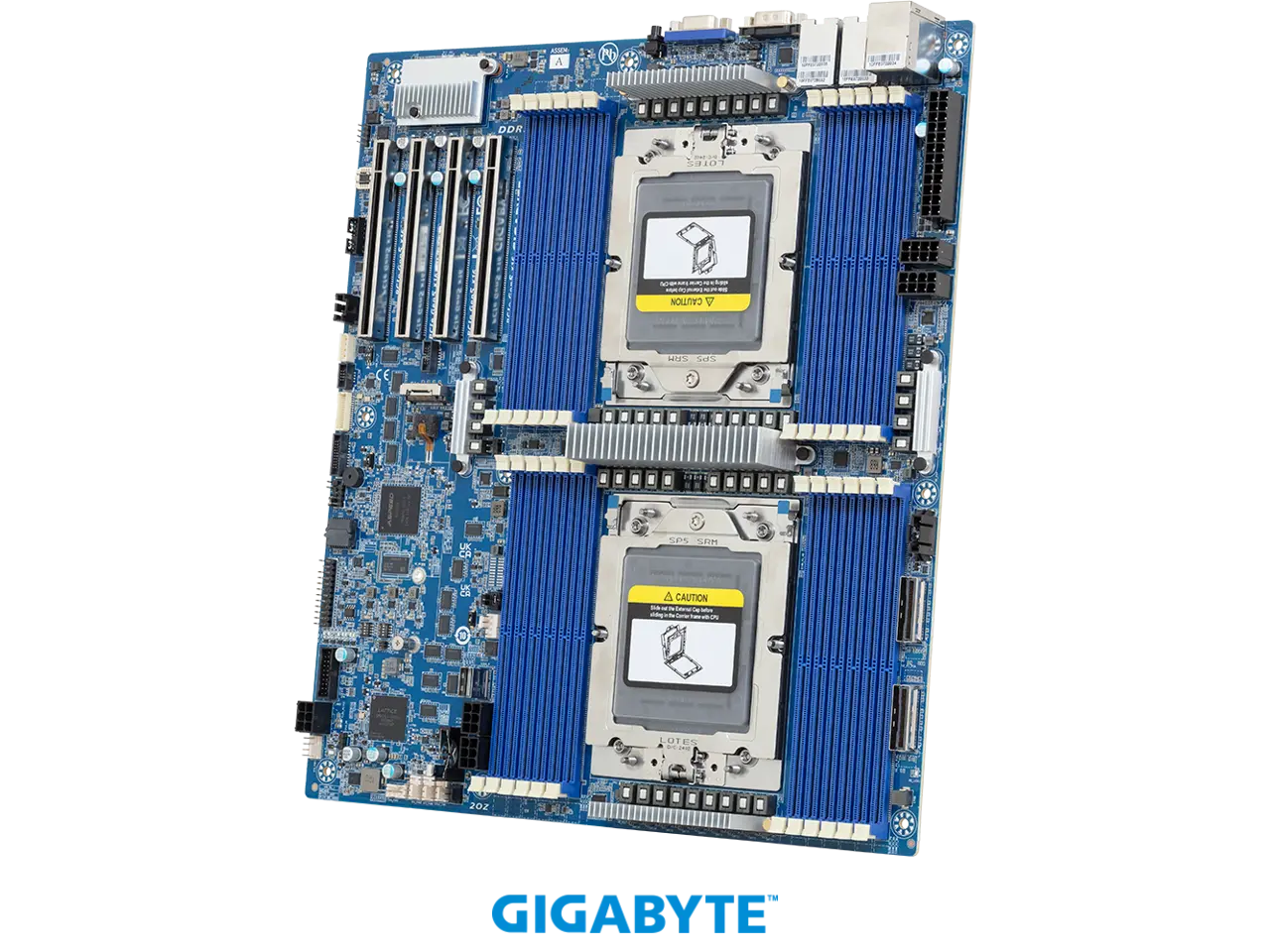 GIGABYTE MZ73-LM2 Motherboard - AMD EPYC™ 9005/9004 - E-ATX DP PCIe Gen5 cTDP 500W