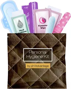 Menstrual Kit All-in-One | Convenience on The Go (Leather Dark)