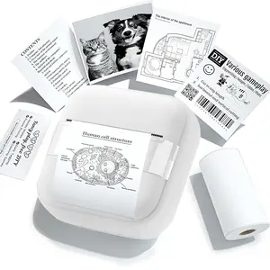 Wireless Mini Printer Set - Portable Handheld Printer, Portable Thermal Label Maker, Perfect for Notes, Journals, Work Receipts & DIY Crafts, Ideal Gift Kit