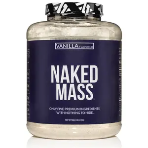 Vanilla Mass Gainer Protein Supplement | Naked Vanilla Mass - 8LB Vanilla Mass Gainer Protein Supplement | Naked Vanilla Mass - 8LB