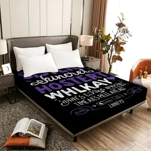 A black foam mattress with purple and white lettering on a background. Suitable for bedrooms, rental apartments, and student dormitories. A must-have for sleep.