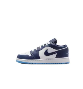 Youth Jordan 1 Low Midnight Navy/University Blue (553560 404) (GS)
