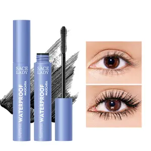 SACE LADY Waterproof Mascara Black Volume Lengthening Smudge-proof Eyelashes Eye Makeup summeressentials