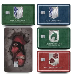 AOT Titan/Regiments Debit/Credit Card Skin, Vinyl Sticker - High Quality