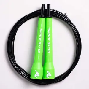 Elites SRS Spark Speed Jump Rope - Ultra Light 0.6oz Handles & Ergonomic Dimpled Grip for Home Workout & Competitive Speed Jumping