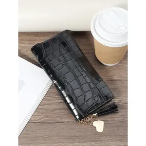 Women's Fashionable Long Wallet, Elegant Tassel Decorated Wallet with Card Slot, Outdoor Card Storage Bag