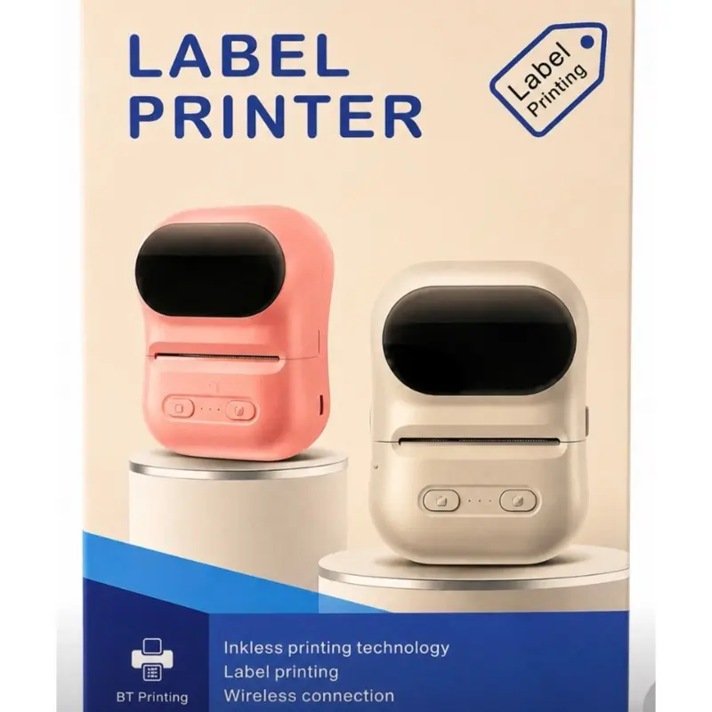 Portable WiFi Inkless Thermoprinter by Tiny Defiance - Creative Supplies, Temporary Tattoo Printer, Label Printer, Thermal Label Solution