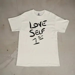 "Love Self 1st" Tee (Sand/Black) By Freer Brand