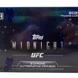 Topps UFC Midnight 2024 Hobby Box (3 Autos Per Box!)