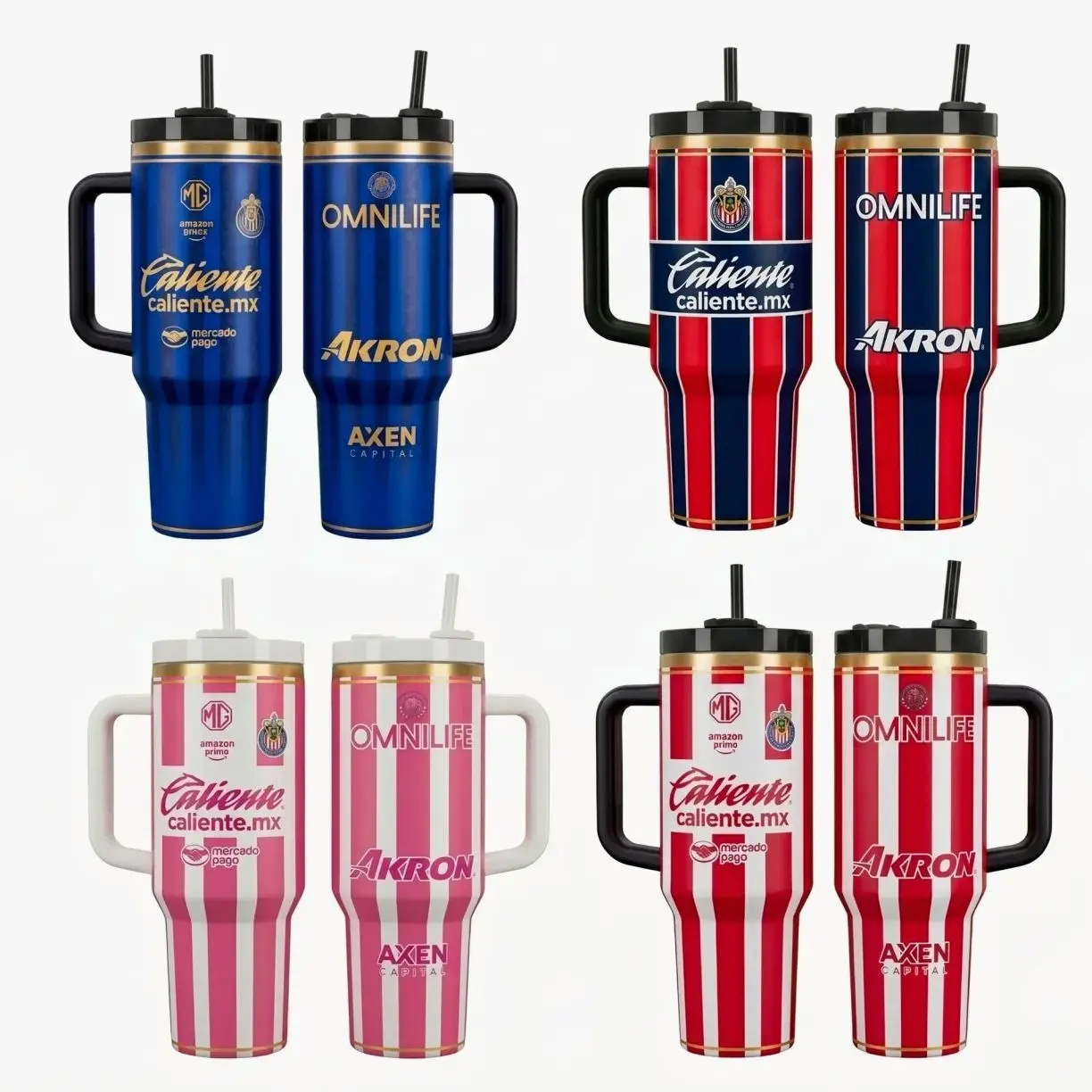 [MADE IN US] Vacuum Insulated Tumbler Chivas with Lid and Straw - Stainless Steel Travel Coffee Mug Double Wall Hot & Cold Drink Cup Leakproof Portable